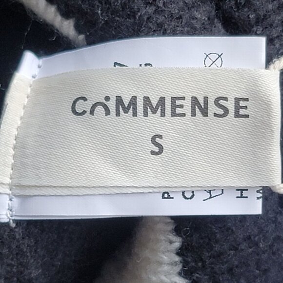 Commense Contrast Trim Jersey Cardigan Sweater. Size S - Picture 6 of 6